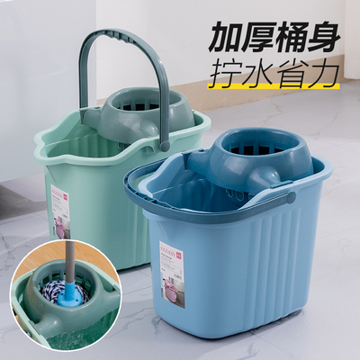 加厚拖把桶塑料桶家用地拖桶单桶墩布桶长方形拖布桶洗拖把专用桶