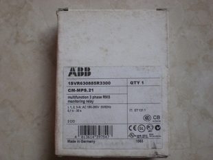 ABB三相监视继电器 非标价CM 1SVR630885R3300 询 MPS.21 全新原装