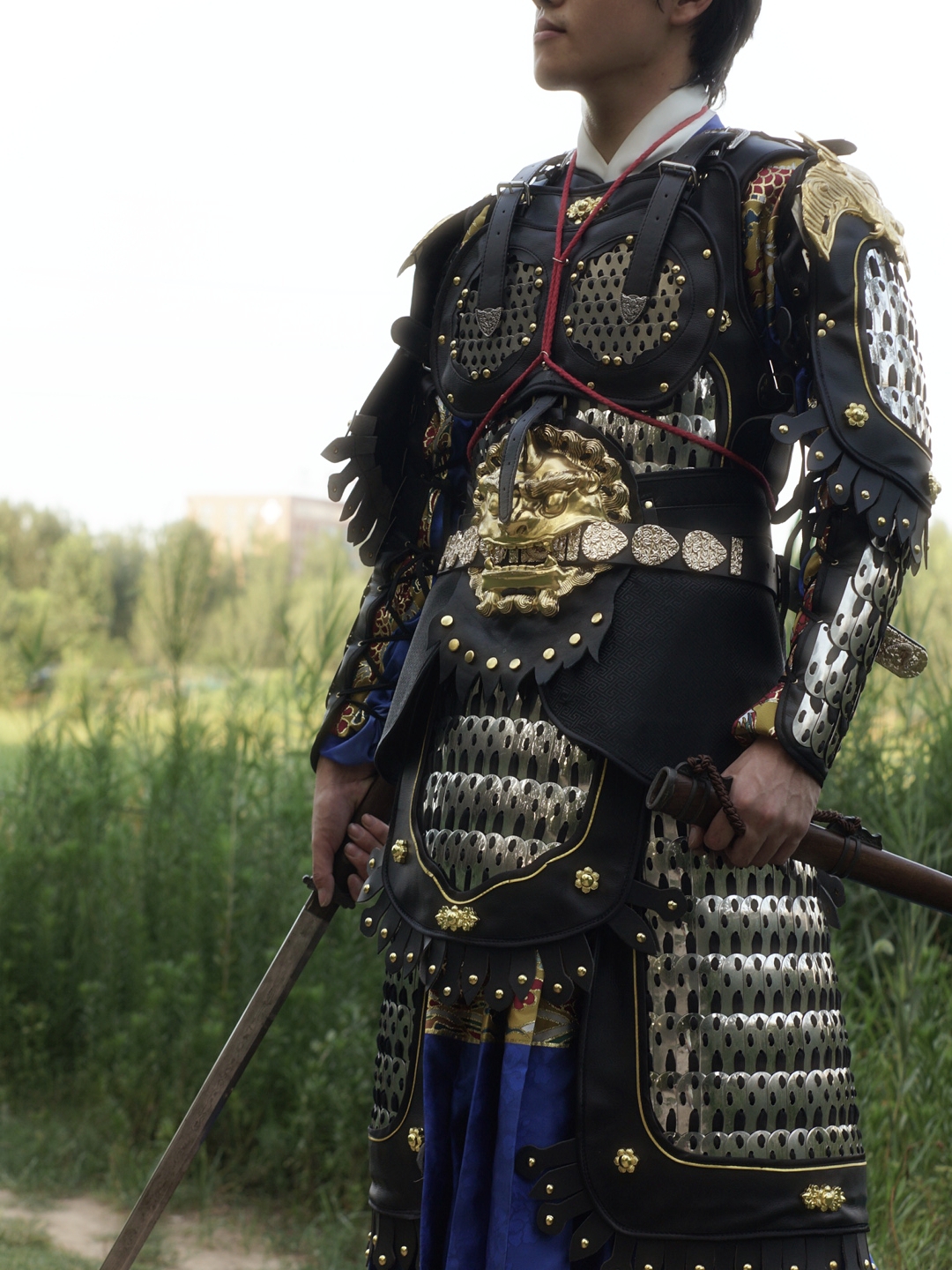 玄武甲胄定制扎甲甲胄铠甲抖音网红凌晨八点半同款盔甲古代汉服