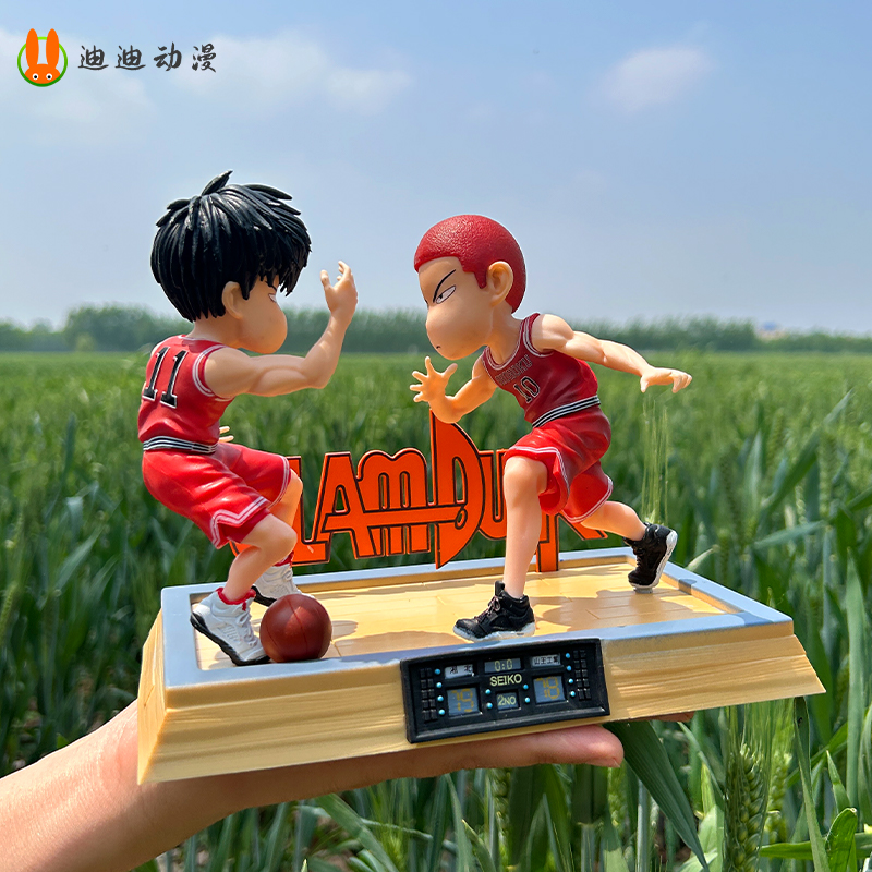 樱木花道流川枫q版模型汽车摆件