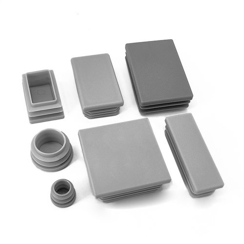 孔塞耐高温方管镀锌管公分灰色方塞扣式堵盖封头帽护套30*50毫米