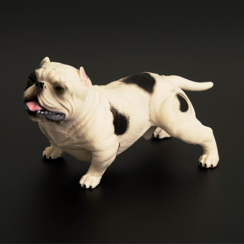 女孩套装汽车恶霸犬仿真动物模型