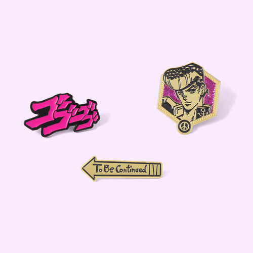 JOJO的奇妙冒险卡通胸针