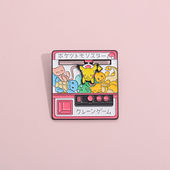 口袋里 妖宠物小精灵胸针皮卡丘可滑动金属徽章别针配饰衣服挂件