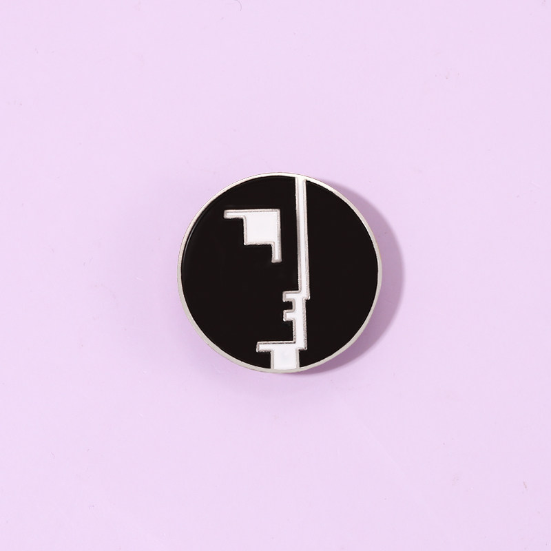 bauhaus包豪斯乐队标志摇滚金属徽章衣服背包装饰别针配饰品勋章