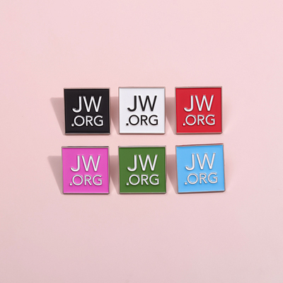 JW.ORG胸针英文字母金属徽章