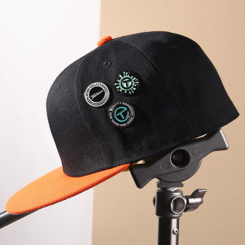 2026新款限量款泼墨 CT 高尔夫帽夹 金属带磁球标 潮流球位标