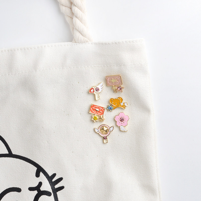 Japan and South Korea Harajuku Cartoon Brooch lovely beautiful girl schoolbag Brooch Brooch Chest badge Sternum badge Pin bucklein the Accessories/Fashion Jewelry, Brooch  category - from Buy2taobao.com to provide professional Taobao agent buy service