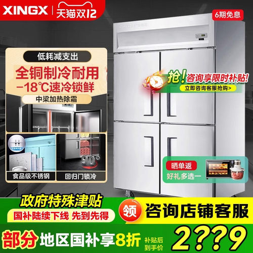 【星星品牌直营店】四门六门冰柜