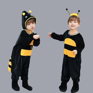 新款 旦儿小蚂蚁TZK出服幼儿园男童女舞演台舞蹈服蜜蜂动物表演 元