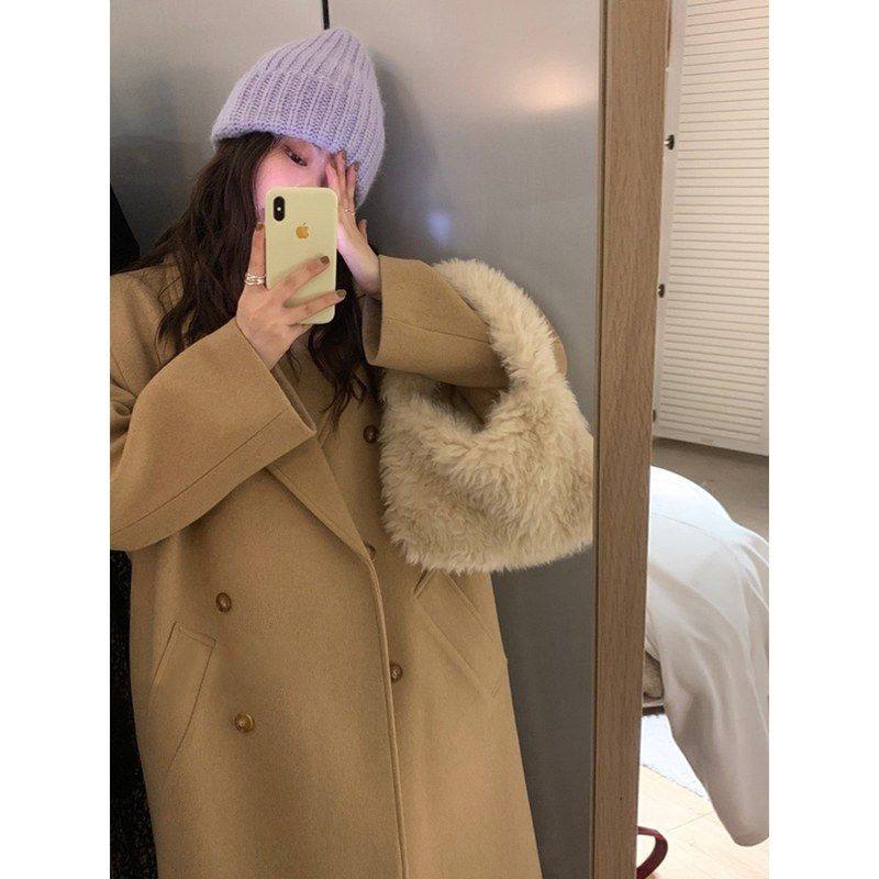 大码女装毛呢外套胖mm加肥加大时尚气质宽松显瘦加棉长款呢子大衣,女装/女士精品,毛呢外套,淘宝优惠券,粉丝福利购,淘宝优惠卷