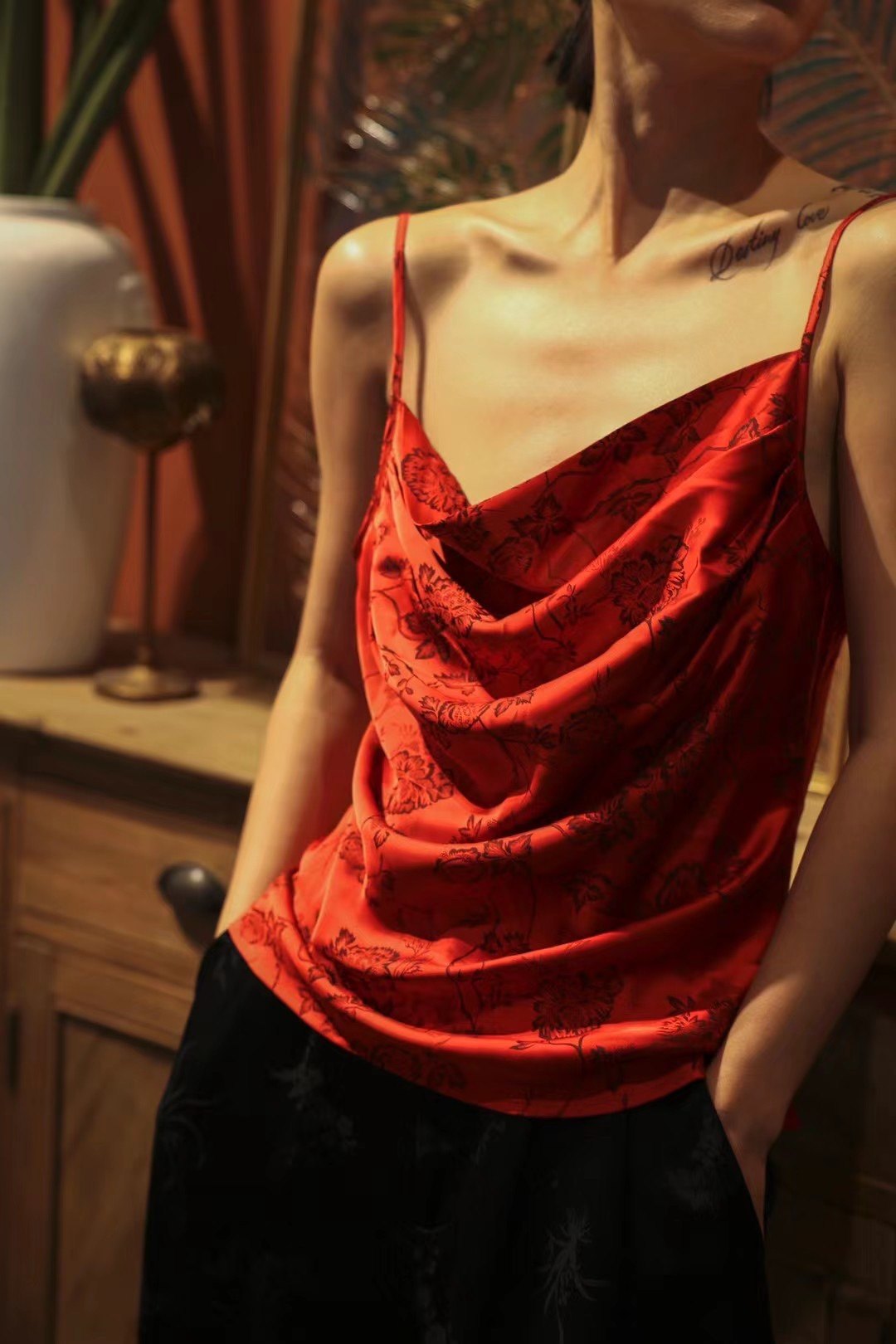 2023春夏国风国潮设计师高级定制吊带