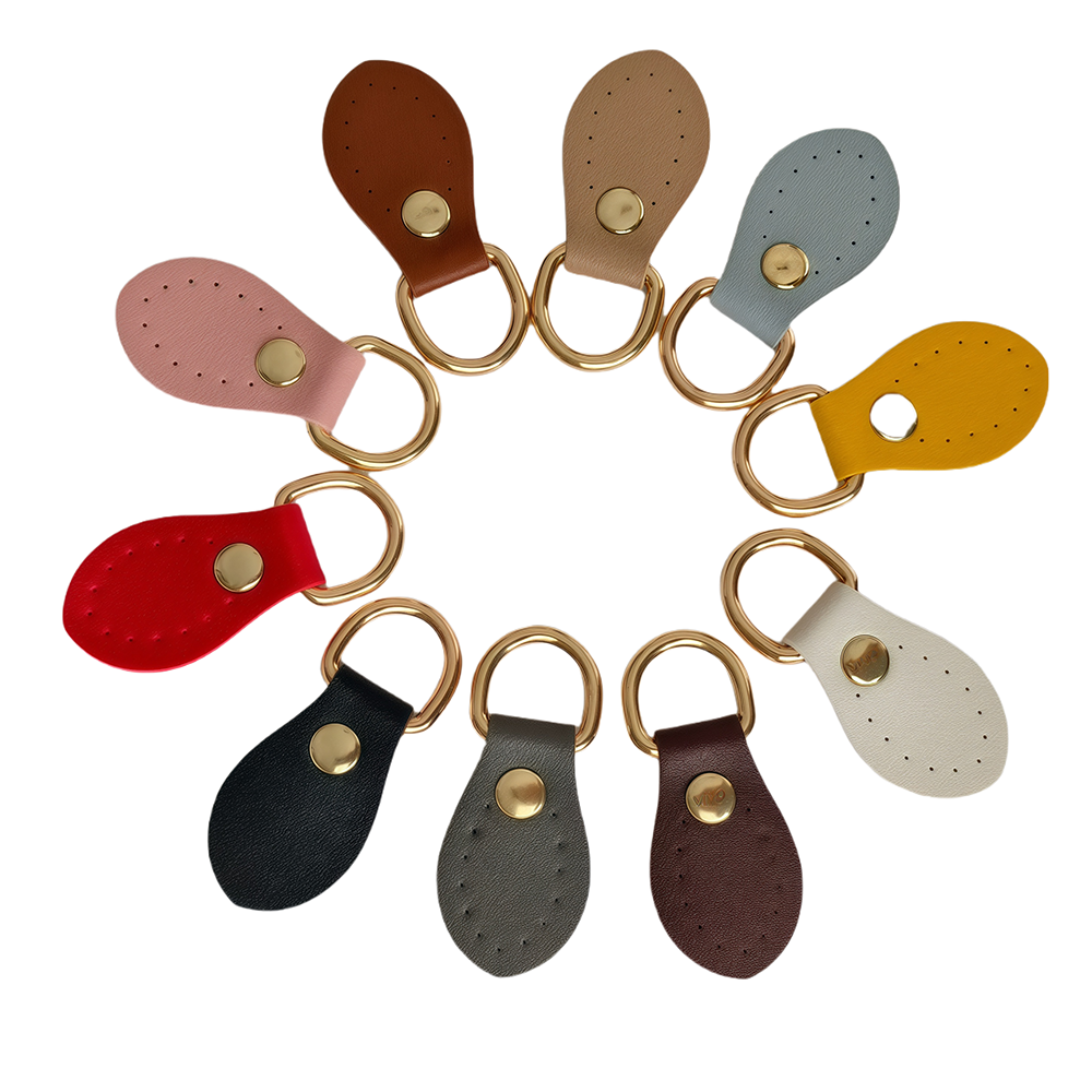 手工包包五金手工编织diy箱包侧耳DIY配件挂搭扣百搭带扣彩色