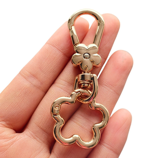 梅花勾扣肩带挂扣包包肩带弹簧钥匙扣包带连接扣五金金属挂件饰品