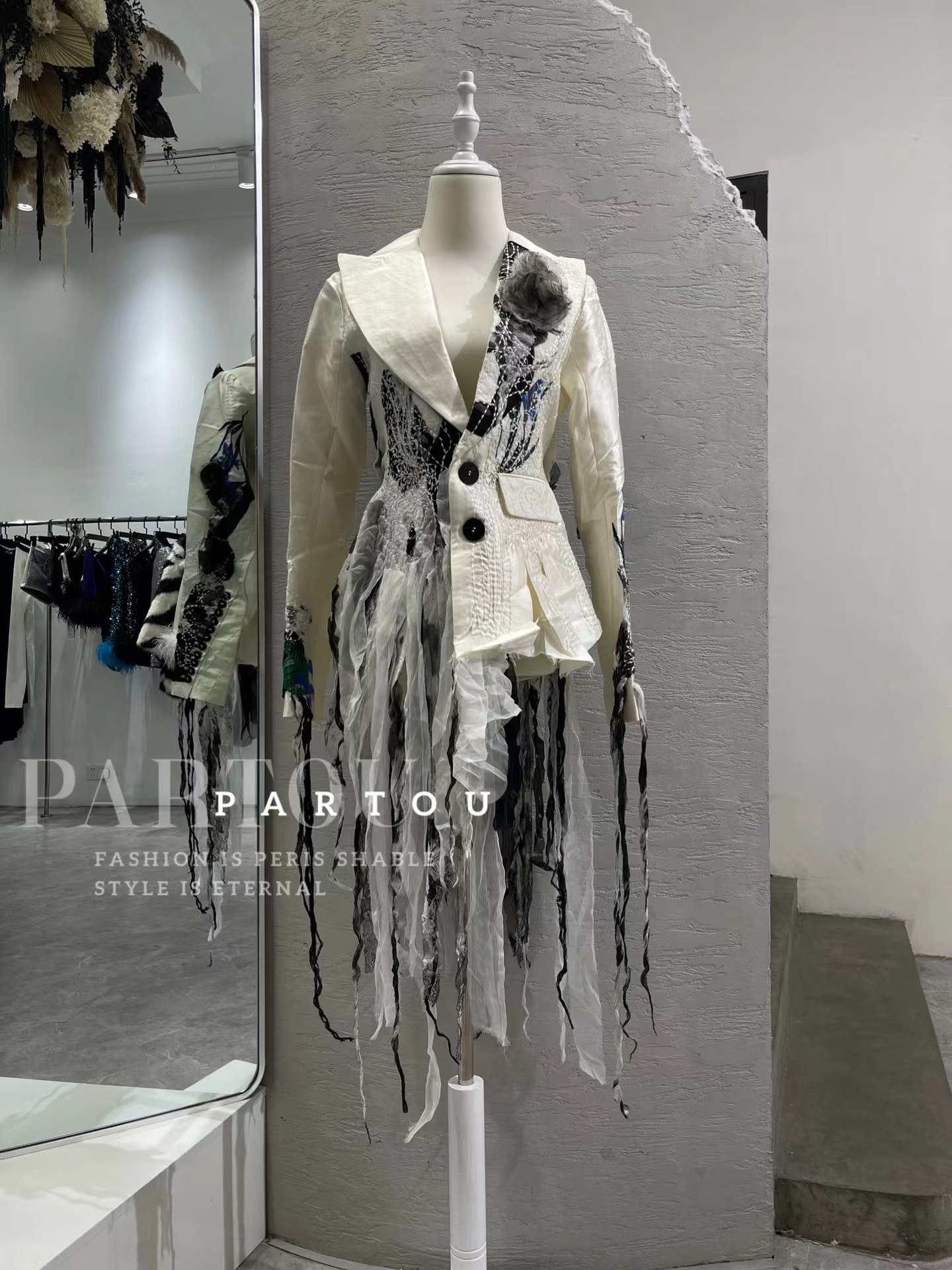 ISAEI植物染手工纯棉小众暗黑