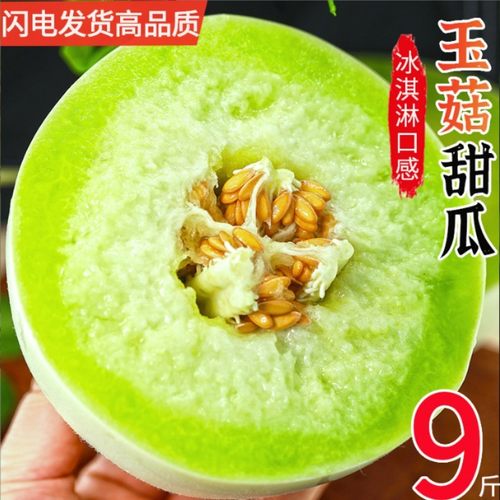 冰淇淋玉菇甜瓜新鲜水果5斤包邮