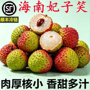 【顺丰包邮】海南妃子笑荔枝5斤礼盒装新鲜采摘当季热带水果整箱