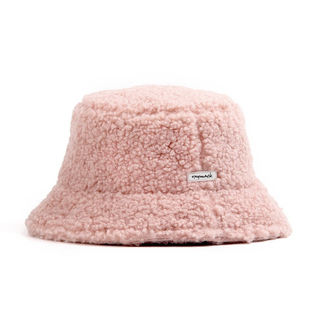 新款 羊羔毛保暖渔夫帽baby明星同款 学生秋冬季 安之尚帽子女韩版 帽