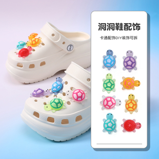 2025新款洞洞鞋配饰鞋花适配配饰鞋花饰配件趣味卡通男女童创意