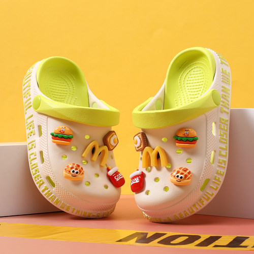 儿童凉鞋男童拖鞋夏季新款洞洞鞋