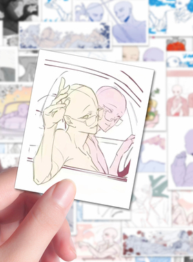 160张OC绘画模板贴纸美术生临摹素材参考实用速写diy笔记本手机壳