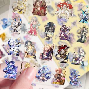 升级 透明款】240张崩铁如我所书黄金裔长夜月遐蝶那刻夏爆款贴画