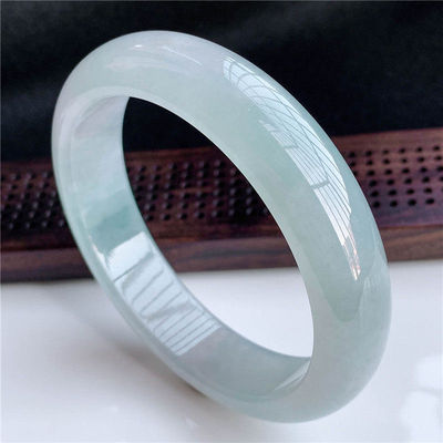 老凤x祥翡翠玉手镯冰糯种阳绿糯种浅绿正圈玉镯圆镯子少女款镯子