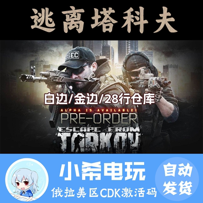 正版逃离塔科夫俄白金边CDKEY