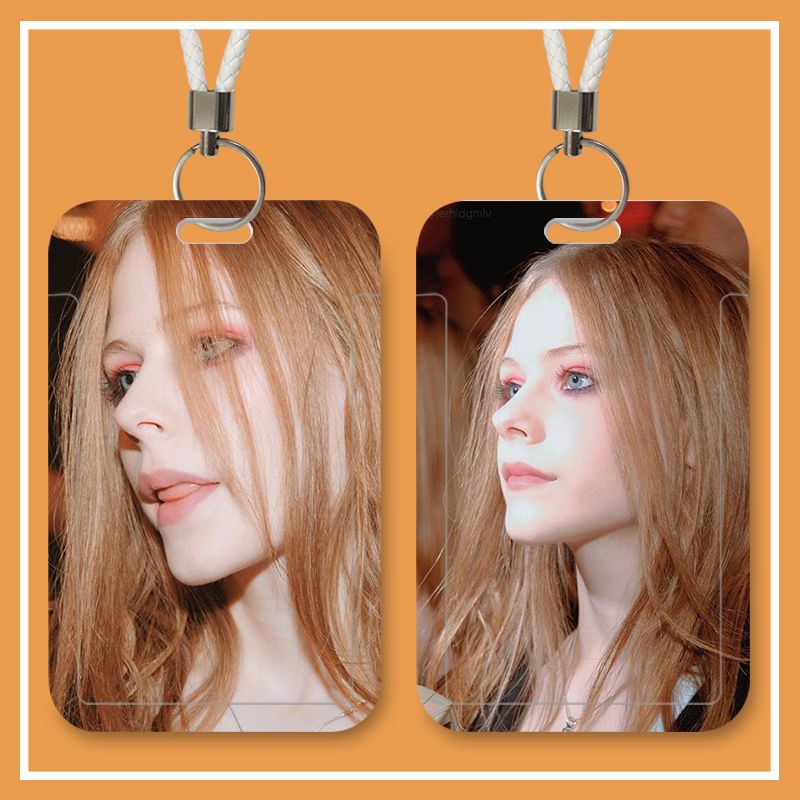 【长绳设计】艾薇儿周边学生滑盖卡套饭卡公交身份证件保护套门禁