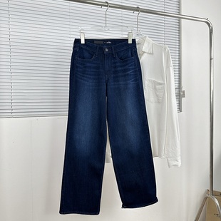 包邮 怀旧猫须水洗弹力直筒裤 OLD 经典 基础日常通勤复古牛仔裤