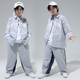 hiphop街舞童服帅嘻哈潮牌儿童演出服爵士舞服装 女童T台走秀潮酷