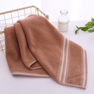 京京纯棉毛巾蓝色灰色棕色家用男士女士柔软吸水舒适