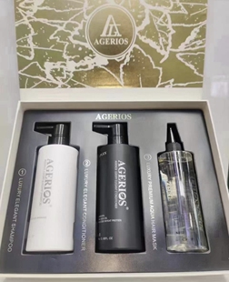 澳洲进口Agerios焕活白金洗护三件套 蓬松轻盈润洗发水护发素发膜