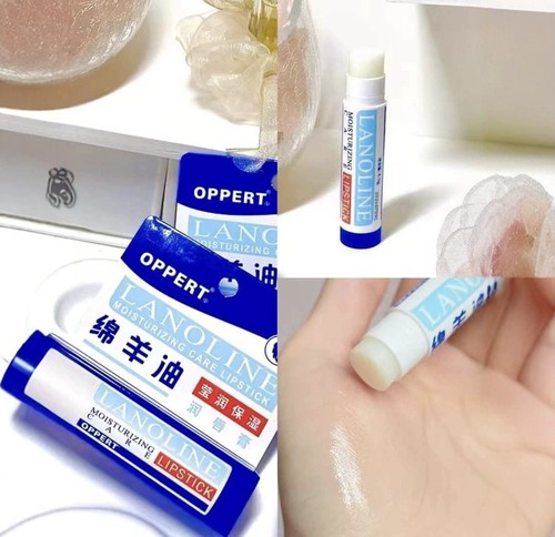 澳洲进口OPPERT澳佩尔绵羊油润唇膏 维E保湿滋润唇部护理补水4.5g