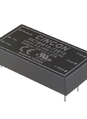 EC7BW18-72D24N幸康8.5-160V转±24V转0-±417mA 20W DC-DC转换器