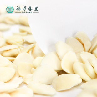 福禄 原味去皮甜杏仁400g生甜仁片干光龙皇中药材 南北杏煮水煲