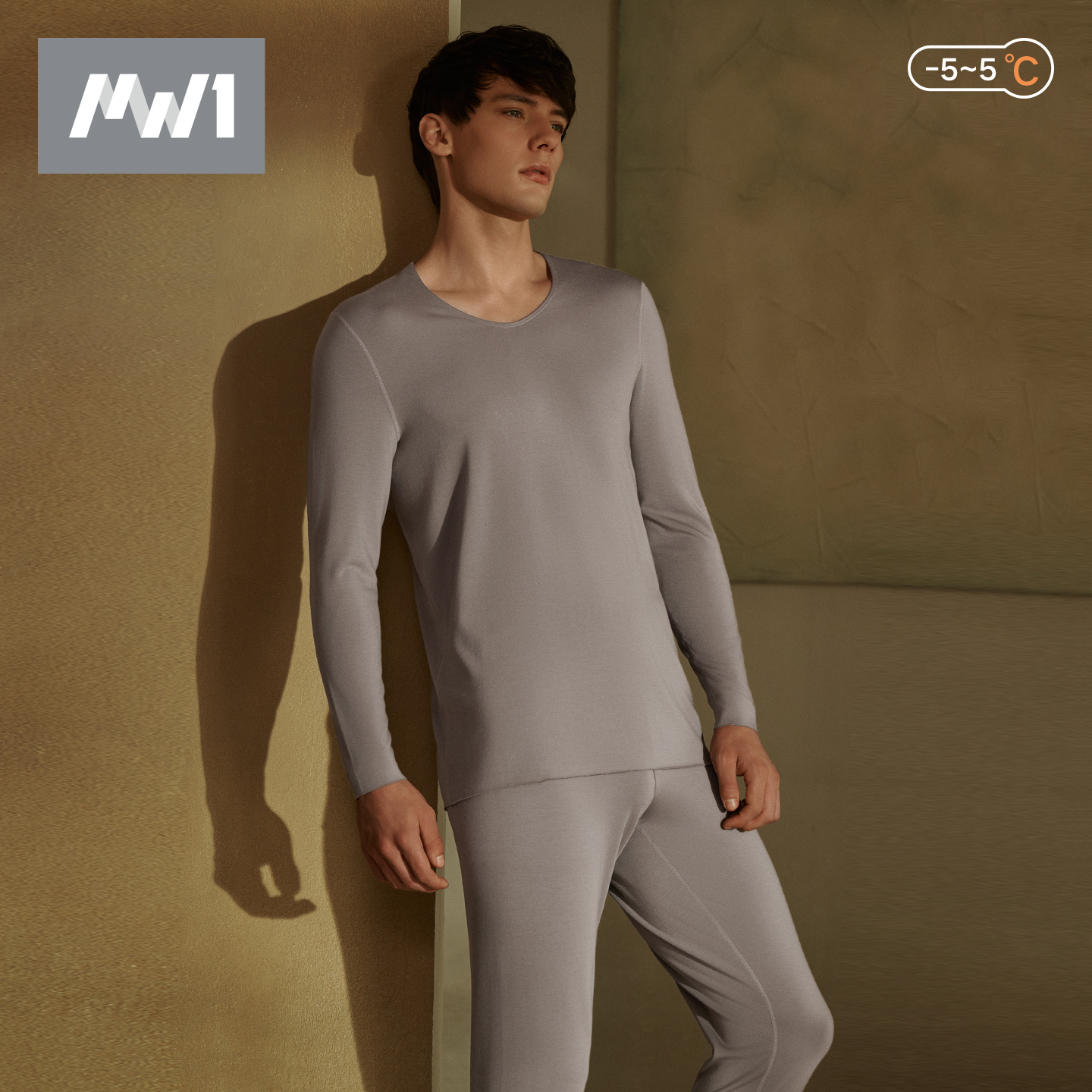 曼妮芬MW1男士暖衣暖裤