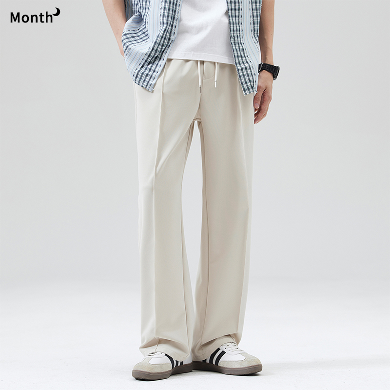 CHANMONTH春夏新款免烫休闲裤男