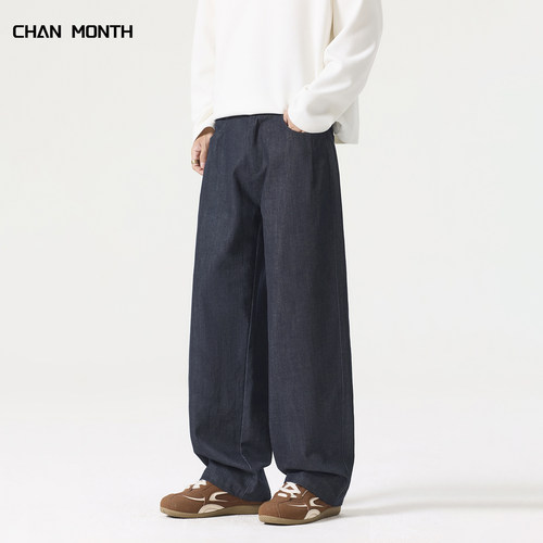 CHANMONTH美式复古原色休闲裤男