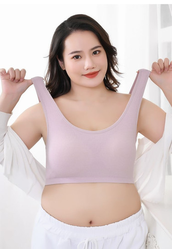 8814#莱赛尔全固定杯无钢圈舒适睡眠美背薄款聚拢文胸罩内衣女