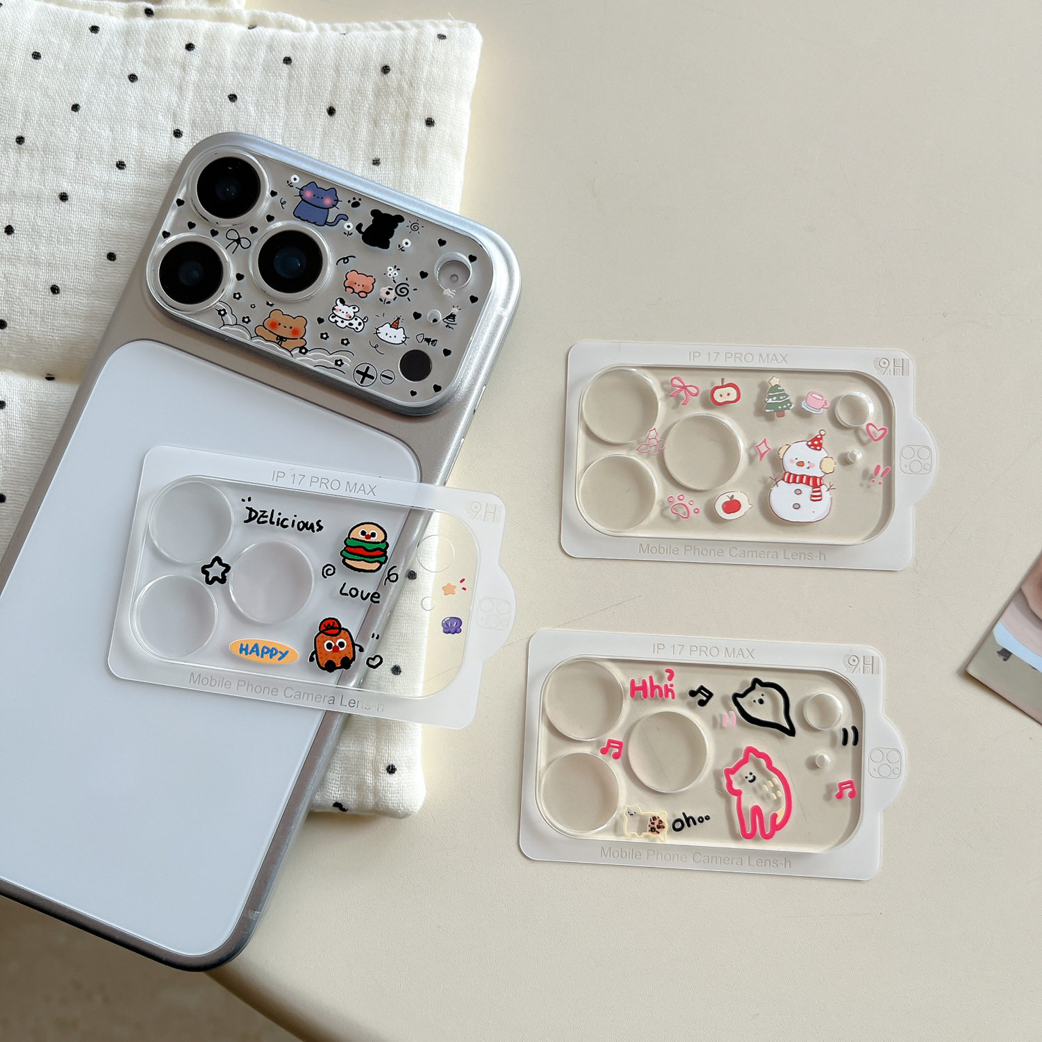 适用于苹果17PM镜头膜17promax系列卡通搞怪17pro镜头保护膜,3C数码配件,数码屏幕贴膜,淘宝优惠券,粉丝福利购,淘宝优惠卷