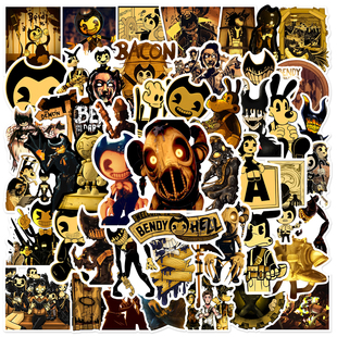 50张游戏班迪与黑暗复兴卡通贴画笔记本手机水杯吉他平板头盔贴纸