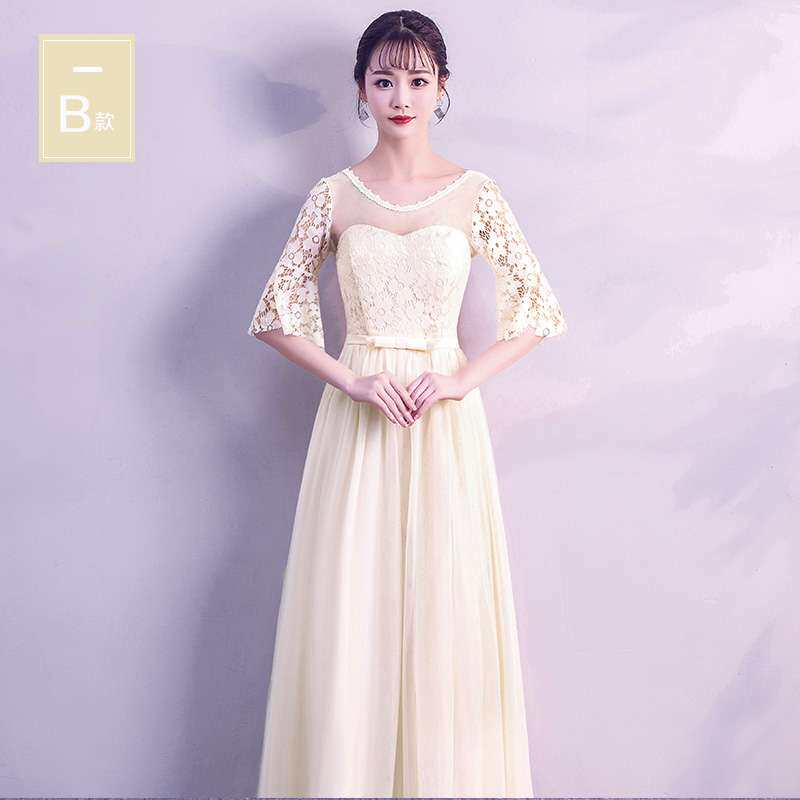 中国质时尚中式宴会晚礼服风姐妹团礼服长裙仙气2020伴娘服长款女|ruв категории Женская одежда, Cвадебные платья, платье/вечернее платье - от Buy2taobao.com для оказания профессиональной услуги покупки агента Taobao