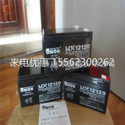 友联蓄电池MX12550 12V55AH机房储能 UPS后备电源系统 全新含税