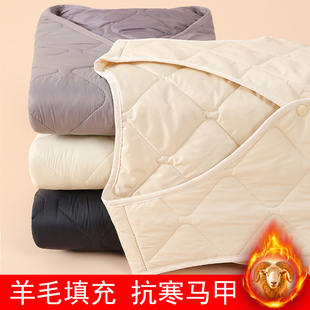 马甲女款2025新款加绒加厚冬季保暖背心内搭妈妈马夹坎肩外穿棉服