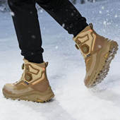 4000＋鼎货高弹户外纽扣防水3M雪丽棉冰上止滑抗寒零下25°登山鞋