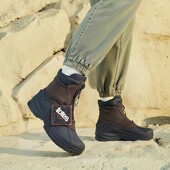 高帮厚底猎鸭靴防滑保暖户外雪地靴男 30°外贸冬季 超值捡漏 抗寒