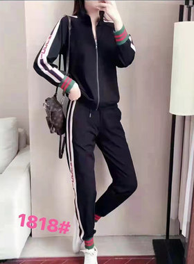 运动卫衣减龄两件套装