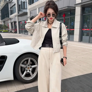 春款皮衣外套女短款2026新款翻领显瘦机车服pu皮夹克休闲时尚上衣