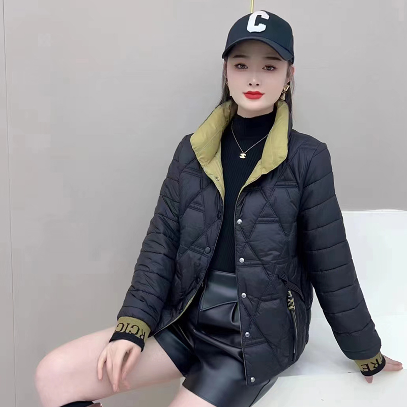 轻薄羽绒棉服女冬季2025年新款韩版小个子棉袄设计感短款百搭外套